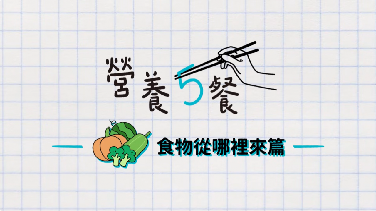 營養5餐-食物從哪裡來篇