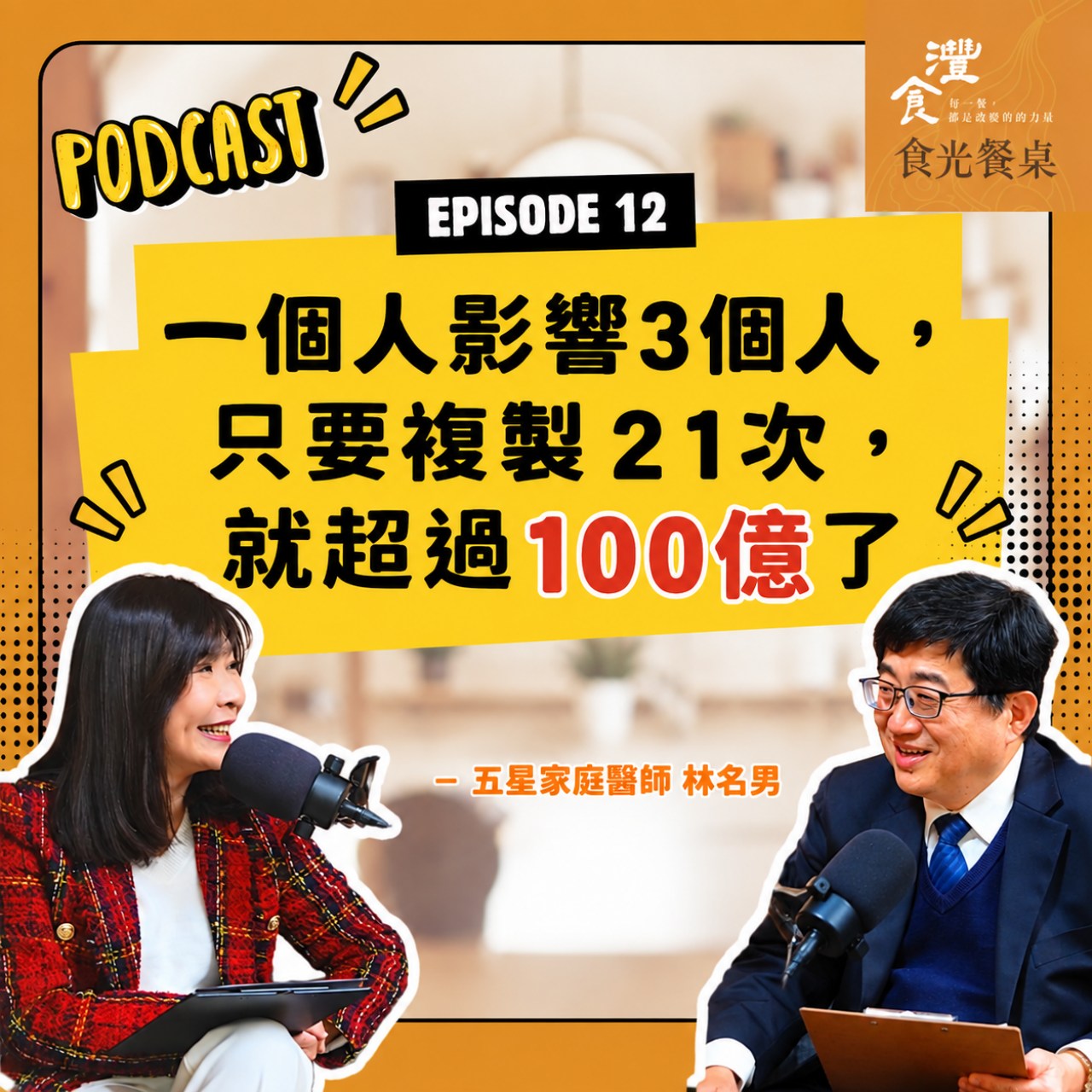 S1EP12 吃素不只是吃蔬菜！家醫名醫的永續飲食法 ft. 衛福部醫福會副執行長 林名男