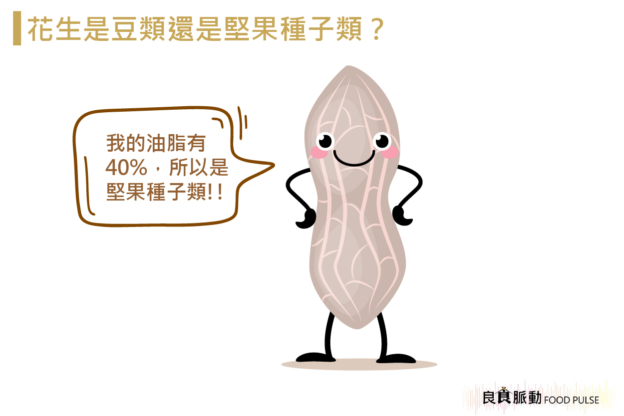 花生是豆類還是堅果類？