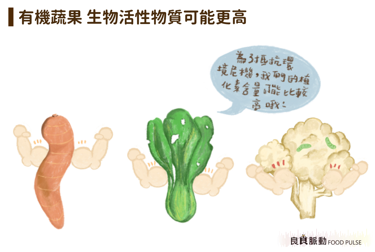 有機迷思破除!有機蔬果的營養價值比較高?